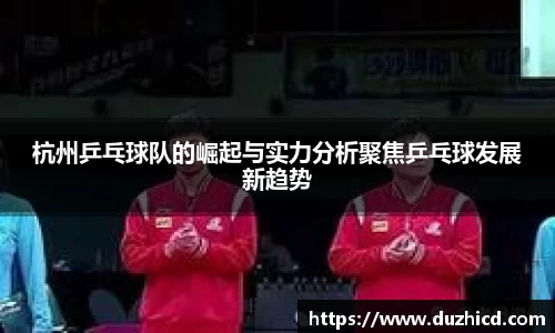 杭州乒乓球队的崛起与实力分析聚焦乒乓球发展新趋势